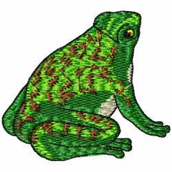 Frogs Embroidery Design 6 Frogs Embroidery Design 6